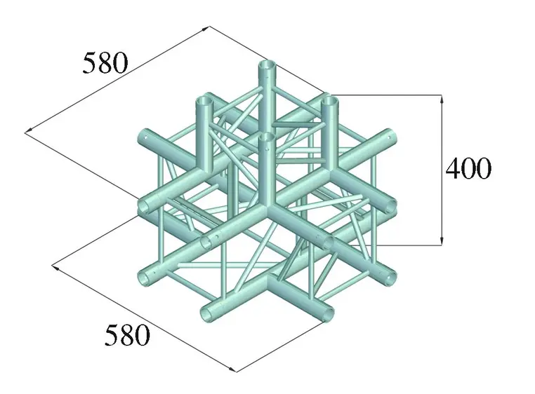 ALUTRUSS DECOLOCK DQ4-PAT51 5-way corner 